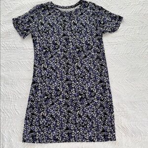 BCBGeneration  Women’s T-Shirt Dress Multicolor Floral EUC M